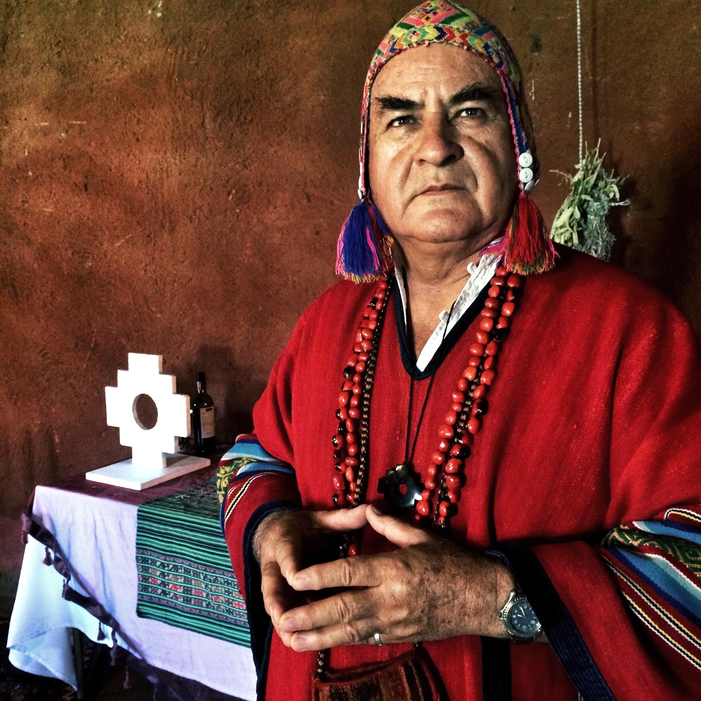Kamaq Wageaq's picture directly on this email. The picture is by Glenn Meyer, an initiate of the Sacred Andean Tradition.