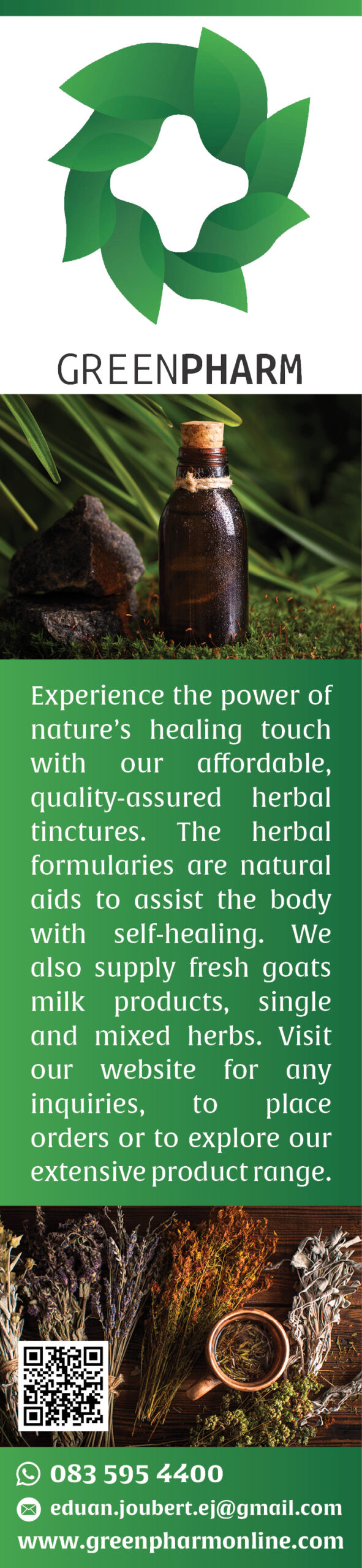 APPROVED Eduan GREENPHARM ADVERT Vertical Strip Odyssey Summer 2023