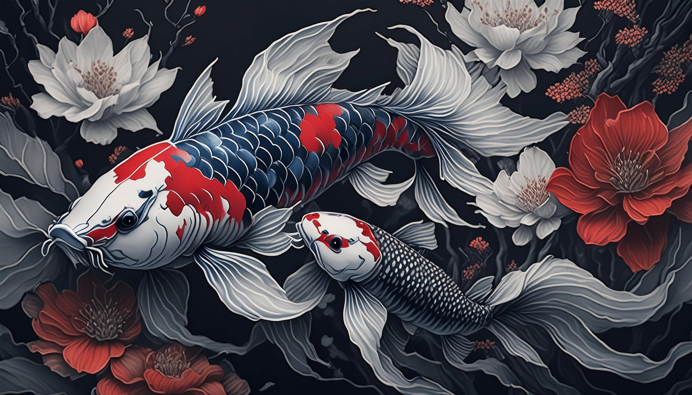 Koi in body image
